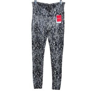 Spanx Faux Leather‎ Snake Shine Leggings Women's Size Small NEW